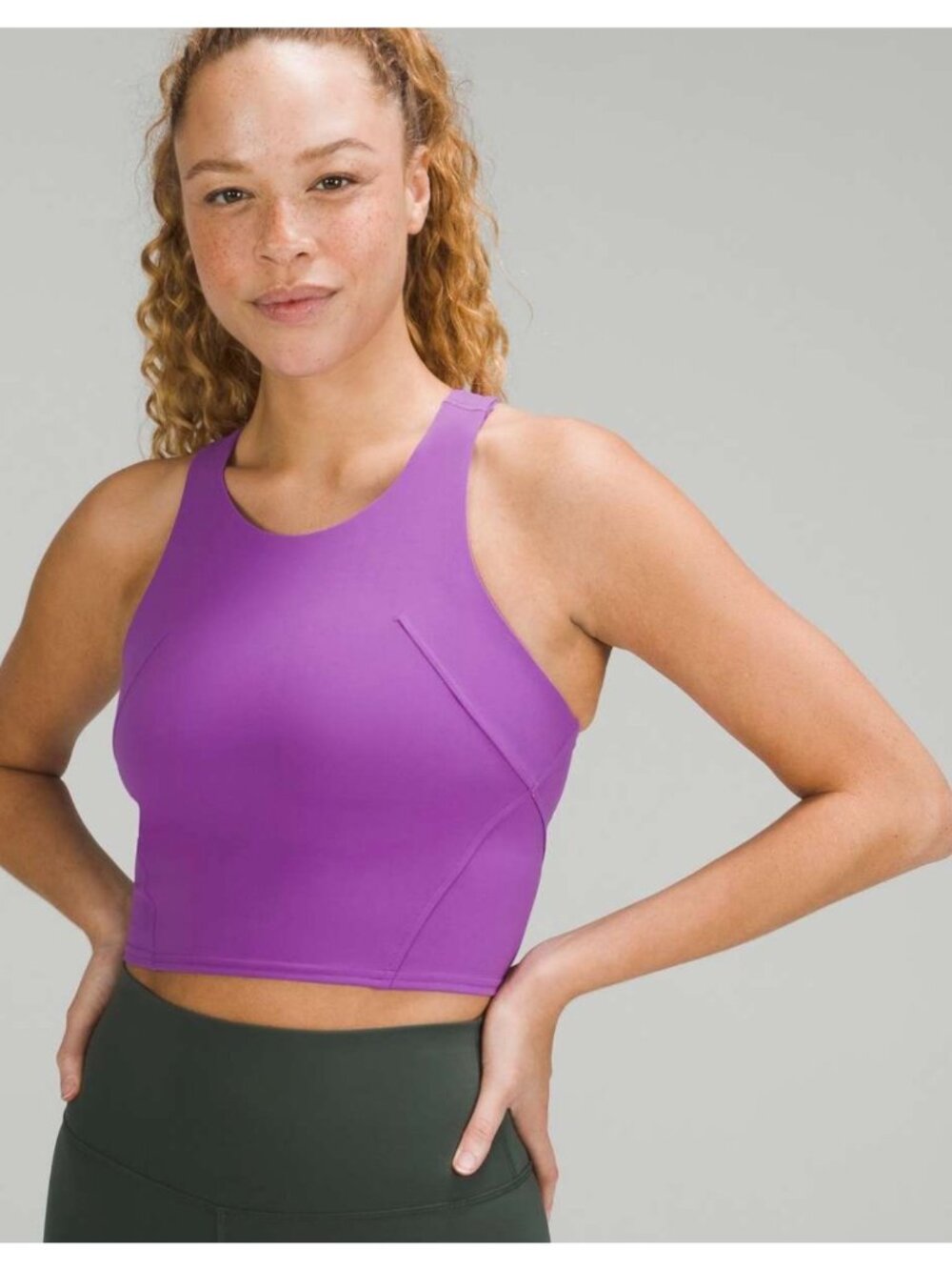 Lululemon Invigorate Training Tank Top With Removable Pads Size 6 Women's